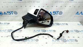 Зеркало боковое правое в сборе Audi Q5 80A 18-25 15 пинов, автозатемнение, поворотник, BSM, подогрев, белое