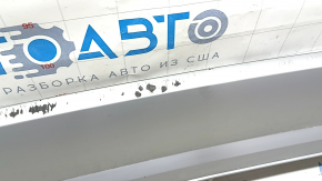 Накладка губы переднего бампера Audi Q5 80A 18-20 серая, царапины