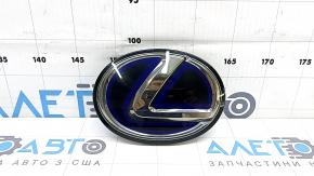Эмблема решетки радиатора Lexus RX450h 20-22 под радар песок