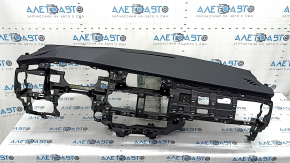 Торпедо передняя панель с AIRBAG Mitsubishi Outlander 22-26 черная, ржавый пиропатрон
