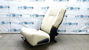 Задній ряд сидінь 2 ряд лівий Lexus RX350 RX450h 20-22 без airbag, механічний, бежева шкіра, бежева строчка, перфорація, іржаве знизу