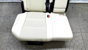 Задний ряд сидений 2 ряд правый Lexus RX350 RX450h 20-22 без airbag, механический, кожа бежевая, бежевая строчка, перфорация, ржавое снизу