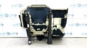 Задний ряд сидений 2 ряд правый Lexus RX350 RX450h 20-22 без airbag, механический, кожа бежевая, бежевая строчка, перфорация, ржавое снизу