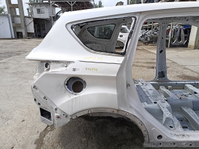 Четверть крыло задняя правая Ford Escape MK3 13-19 белая, на кузове, тычки