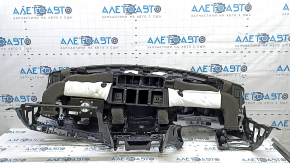 Торпедо передняя панель с AIRBAG Hyundai Elantra AD 19-20 черная, ржавый пиропатрон