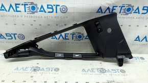 Накладка задней стойки передняя левая Ford Mustang mk6 15-23 купе черная, царапины