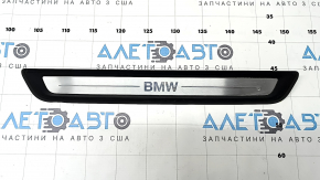 Накладка порога передняя правая наружная BMW 3 G20 19-26 хром, надпись BMW, царапины