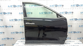 Дверь в сборе передняя правая Nissan Rogue 14-20 keyless, нижняя хром накладка, черный G41, отклеился молдинг, тычка