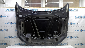 Капот голый Audi A3 8V 15-20 алюминиевый, черный LY9T