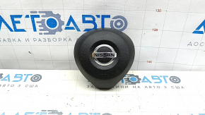 Подушка безпеки airbag в кермо водійська Nissan Rogue 17-20 чорна, подряпини 