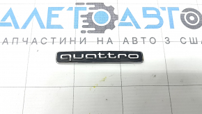 Емблема напис QUATTRO двері багажника Audi Q3 83A 19-25