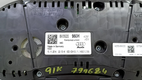 Щиток приборов Audi A3 8V 15-16 4d монохром, 91к, царапины