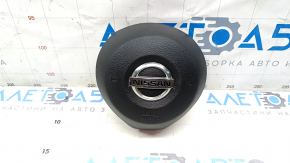 Подушка безпеки airbag в кермо водійська Nissan Leaf 18-22 чорна
