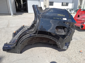Чверть крило ззаду ліва Mazda CX-5 17-24 на кузові, чорна, тички