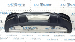 Губа заднього бампера Audi Q3 83A 19-21 чорний хром, матовий, S-Line, подряпини