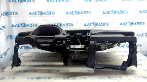 Торпедо передняя панель с AIRBAG Nissan Leaf 18-19 черная