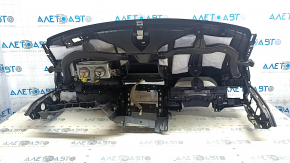 Торпедо передняя панель с AIRBAG Nissan Leaf 18-19 черная