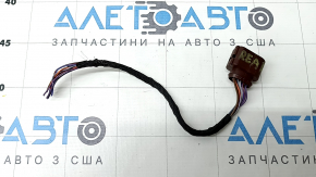 Фишка на проводку заднего бампера Audi Q3 83A 19-25 под парктроники, BSM и датчик открывания двери багажника ногой, коричневая
