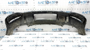 Губа заднего бампера Audi Q3 83A 19-21 черный хром, матовый, S-Line, царапины