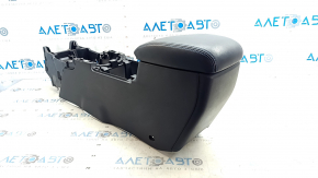 Консоль центральная подлокотник Nissan Leaf 18-19 кожа черная