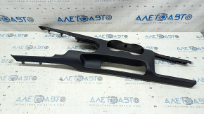 Накладка центральной консоли Ford Mustang mk6 17-23 черная, царапины