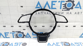 Накладка руля Audi A3 8V 15-16 черная, глянец