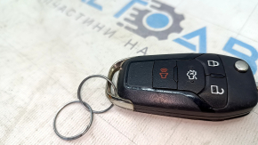 Ключ Ford Fusion mk5 13-16 4 кнопки, раскладной, царапины