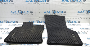 Комплект килимків салону Audi A3 8V 15-20 гума, чорний, подряпини