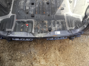 Задняя панель Lexus RX350 RX450h 16-22 на кузове, синяя