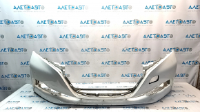 Бампер передний голый Nissan Leaf 18-24 S, SV под 40 kWh белый QAK, затерт