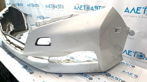 Бампер передний голый Nissan Leaf 18-25 S, SV под 40 kWh белый QAK, затерт