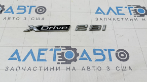Емблема напис "X Drive 28i" двері багажника BMW X1 F48 16-18