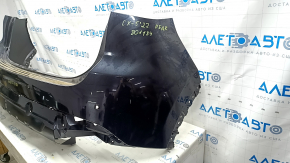 Бампер задний голый Mazda CX-5 22-25 под парктроники, черный 41W, царапины