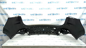 Бампер задний голый Mazda CX-5 22-25 под парктроники, черный 41W, царапины