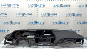 Торпедо передня панель з AIRBAG Honda Accord 13-17 чорна, під малу проекцію, деформована