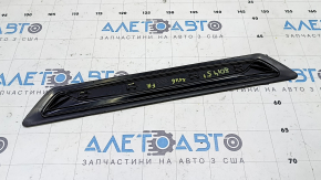 Накладка порога внешняя передняя правая BMW X1 F48 16-22 черная с хром молдингом X-line, Sport-line, облез хром, царапины, надлом креп