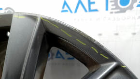Диск колесный R19 x 7.5J ET45 Mazda 6 18-21 графит, бордюрка