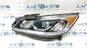 Фара передняя левая Honda Accord 17 hybrid, галоген под ДХО, сломано крепление