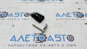 Ключ smart BMW X1 F48 16-22 4 кнопки, царапины, тычки, облез хром и покрытие