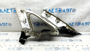 Накладка задней стойки верхняя левая Ford Fusion mk5 17-19 серая с черной накладкой, под химчистку