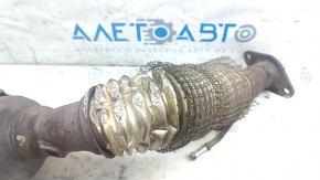 Коллектор выпускной с катализатором Ford Fusion mk5 17-17 2.5 порвана сетка, примята гофра