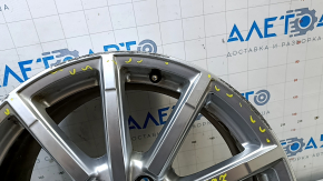Диск колесный R18x8J ET46 Audi A3 8V 15-16 стиль CL7, 10 спиц хром, бордюрка