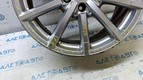 Диск колесный R18x8J ET46 Audi A3 8V 15-16 стиль CL7, 10 спиц хром, бордюрка