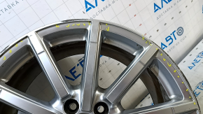Диск колесный R18x8J ET46 Audi A3 8V 15-16 стиль CL7, 10 спиц хром, бордюрка