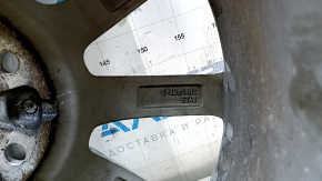 Диск колесный R18x8J ET46 Audi A3 8V 15-16 стиль CL7, 10 спиц хром, бордюрка