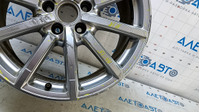 Диск колесный R18x8J ET46 Audi A3 8V 15-16 стиль CL7, 10 спиц хром, бордюрка
