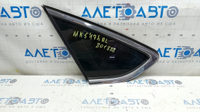 Форточка глухе скло задня ліва Ford Fusion mk5 13-20 два хроми, подряпини на хромі, порізаний ущільнювач