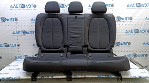 Задний ряд сидений 2 ряд BMW X1 F48 16-22 цельный, кожа черный, деформирована кожа
