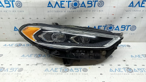 Фара передня права у зборі Ford Fusion mk5 17-20 LED, з DRL з блоком