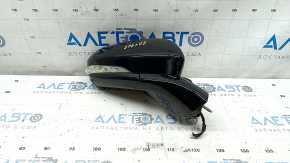 Дзеркало бічне праве у зборі Ford Fusion mk5 17-20 10 пінів, поворотник, підігрів, чорний, тріщина в поворотнику, зламана фішка